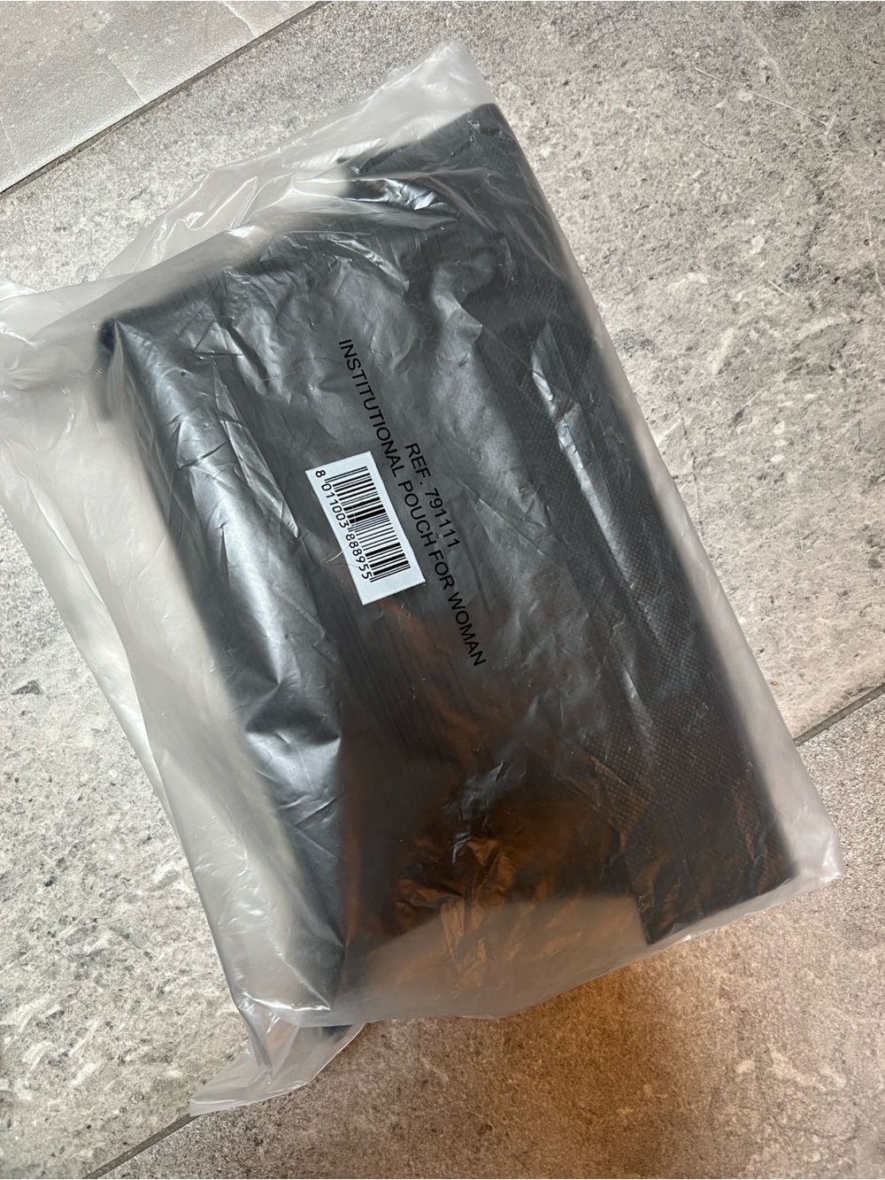 Versace Black Logo Travel Pouch NWT - Picture 7 of 8